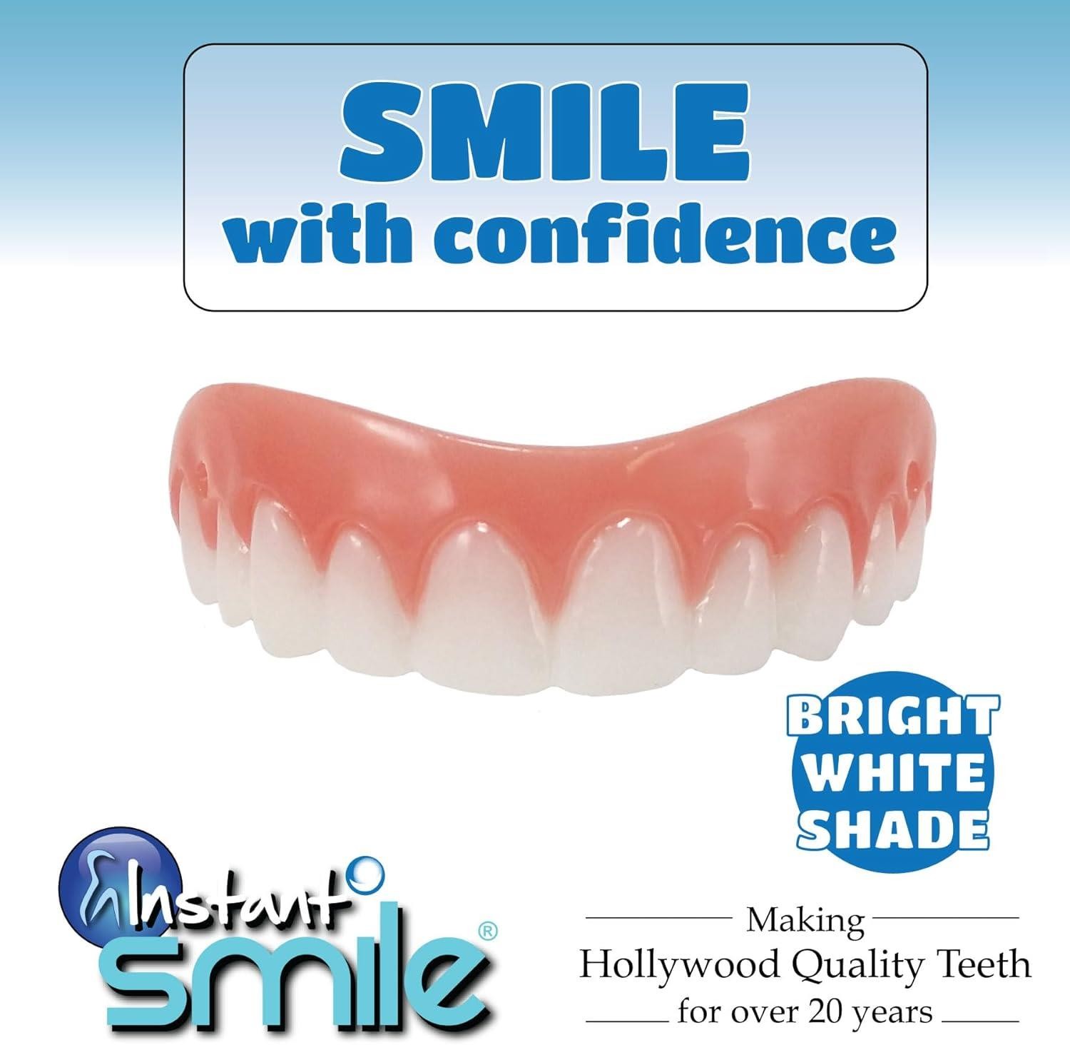 Instant Smile Comfort Fit Flex - Bright White - Upper Veneer Cosmetic Teeth