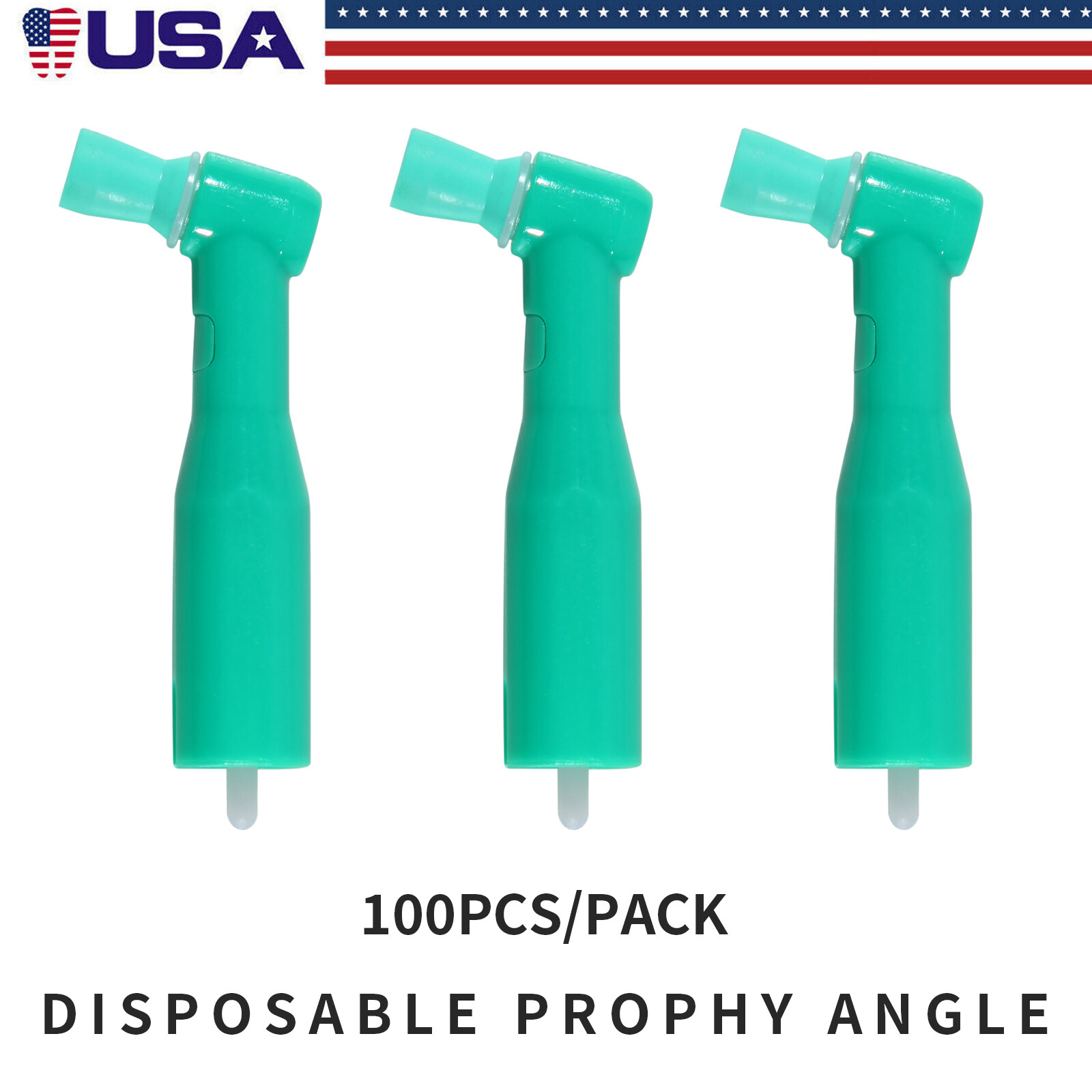 500 Dental Prophy Angles 105° Soft Cup, Disposable & Latex Free, (5 Box of 100)