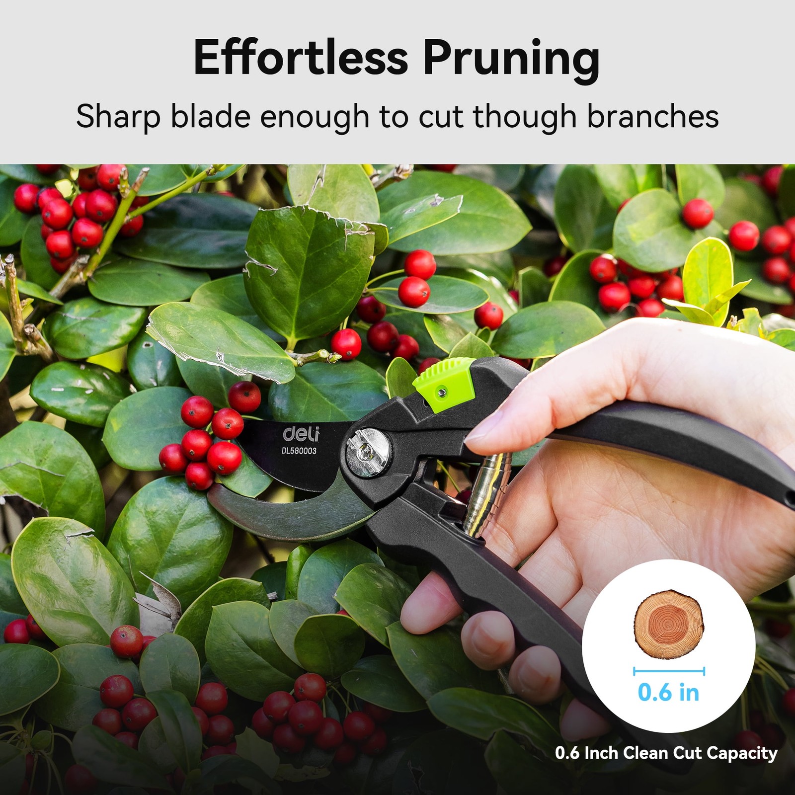 Steelite 3 PCS Loppers Hedge Shears & Pruners Set Hedge Clippers Tree Trimmer