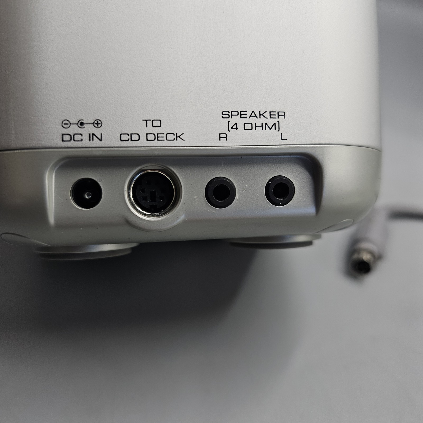 Brookstone Micro Player SystemCD Player Power Supply Sub No Speakers Tested!