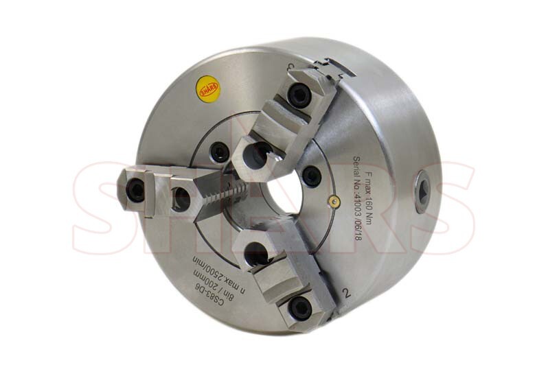 Shars CS103-D8 10" 3 Jaw D1-8 Cast Steel Self Centering Scroll Lathe Chuck R[
