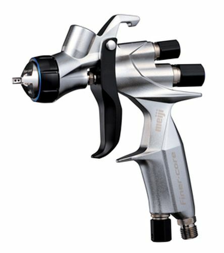 Meiji FINER-CORE-13 1.3mm Center Cup Spray Gun without Cup Gravity feed Japan