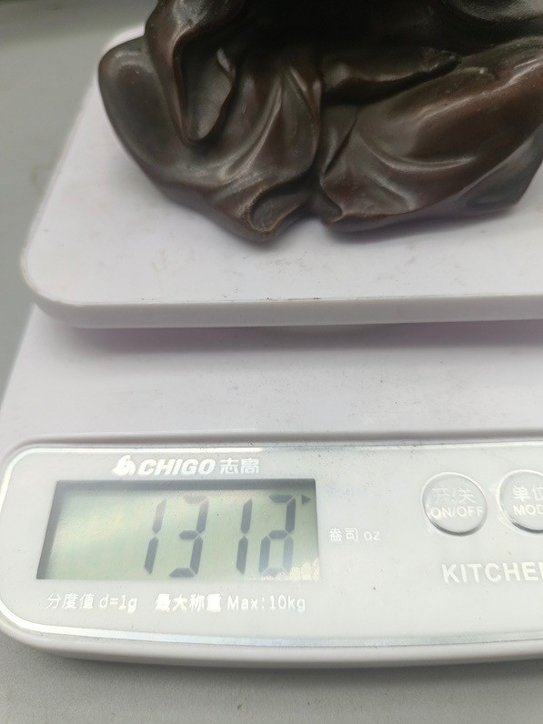 7.6" Antique Old Chinese Buddhism Bronze Temple Monk Buddhist Monk Buddha Statue