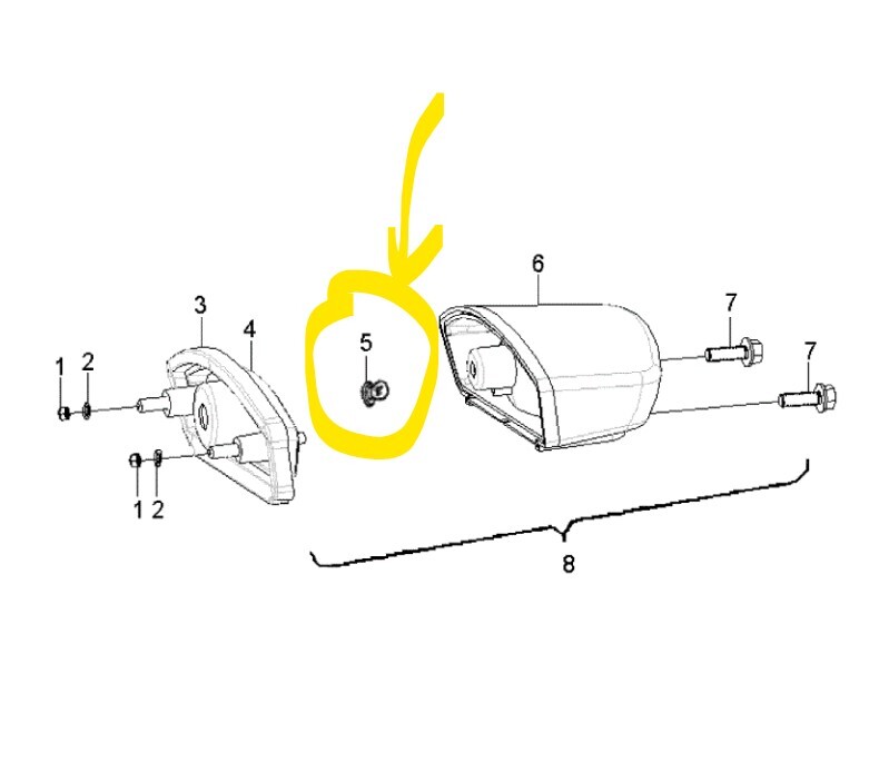 ❄️Ultra LED Taillight Bulb for Polaris Snowmobiles pn 4030043 12v 21/5w ⬆️Visili