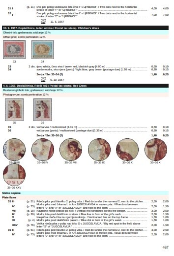YUGOSLAVIA 1918–1991 Specialized Catalog of Postage Stamps 2024