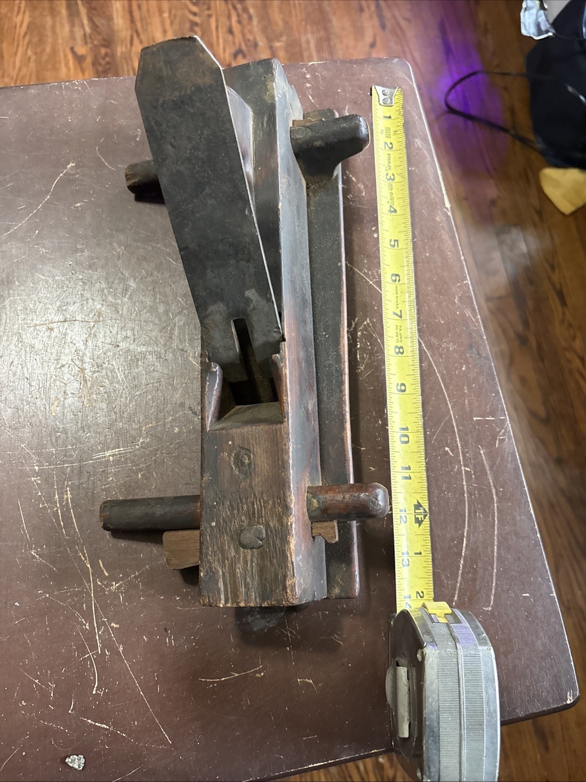 L.R. Spring Antique Wooden Plow Plane