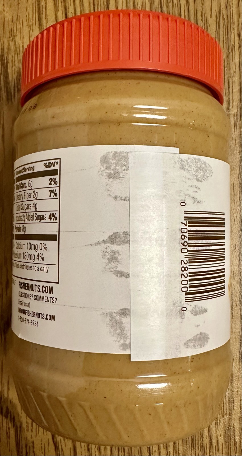 🥜 LOT OF 3: Fisher Brand Creamy Peanut Butter Jars (18oz each) BB 09/2026070690