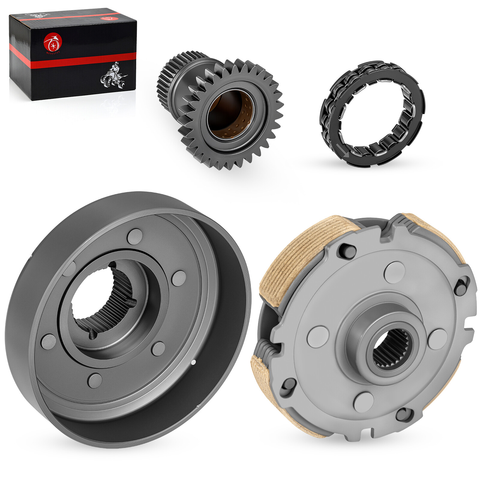 Wet Clutch Drum Housing Bearing Drive Gear For Honda Rancher 420 2x4 4x4 ES EPS