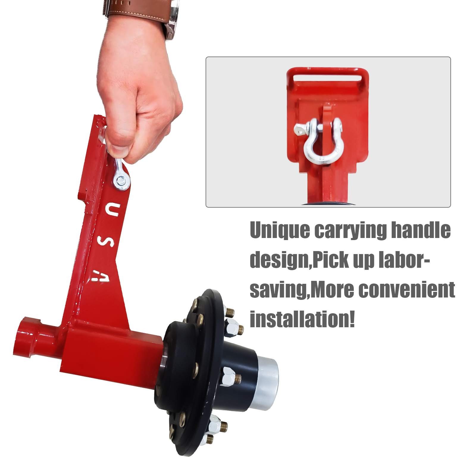 New upgrade superior Shipping Container Wheels/8x6.5 Lug/Container mobile Kits