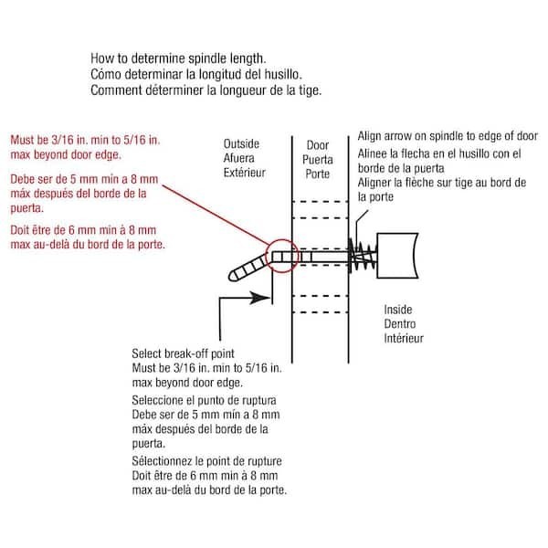 Push Button Screen Storm Door Latch Handle Set Night Lock Lever Metal Door Black