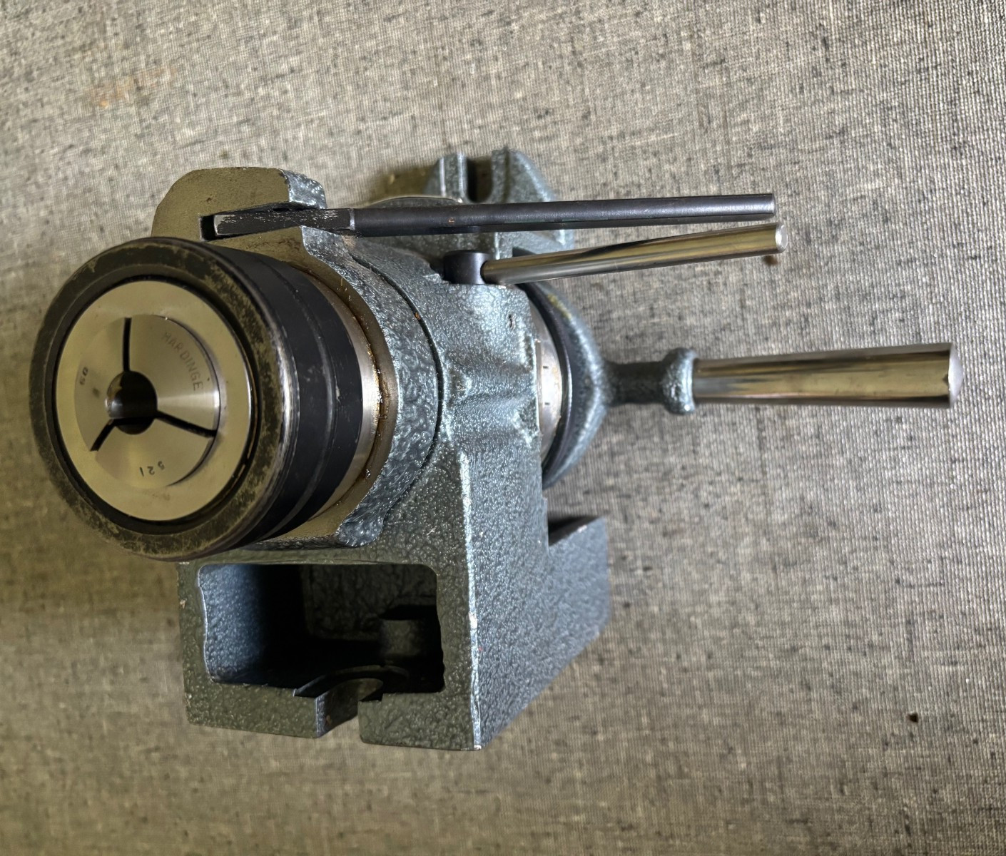 YUASA 550-004 HORIZONTAL/ VERTICAL 5C INDEXING FIXTURE 24 POSITION INDEX NICE!