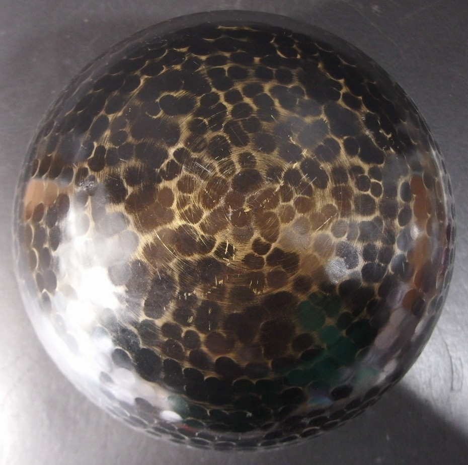 or2606 JAPANESE BUDDHIST SINGING BOWL ORIN 22.9cm / 9inch Width HANDMADE VINTAGE