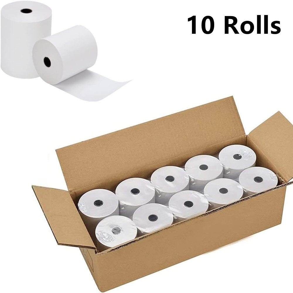 3-1/8" x 230'Premium Thermal Paper Rolls Cash Register POS Receipt Paper100rolls