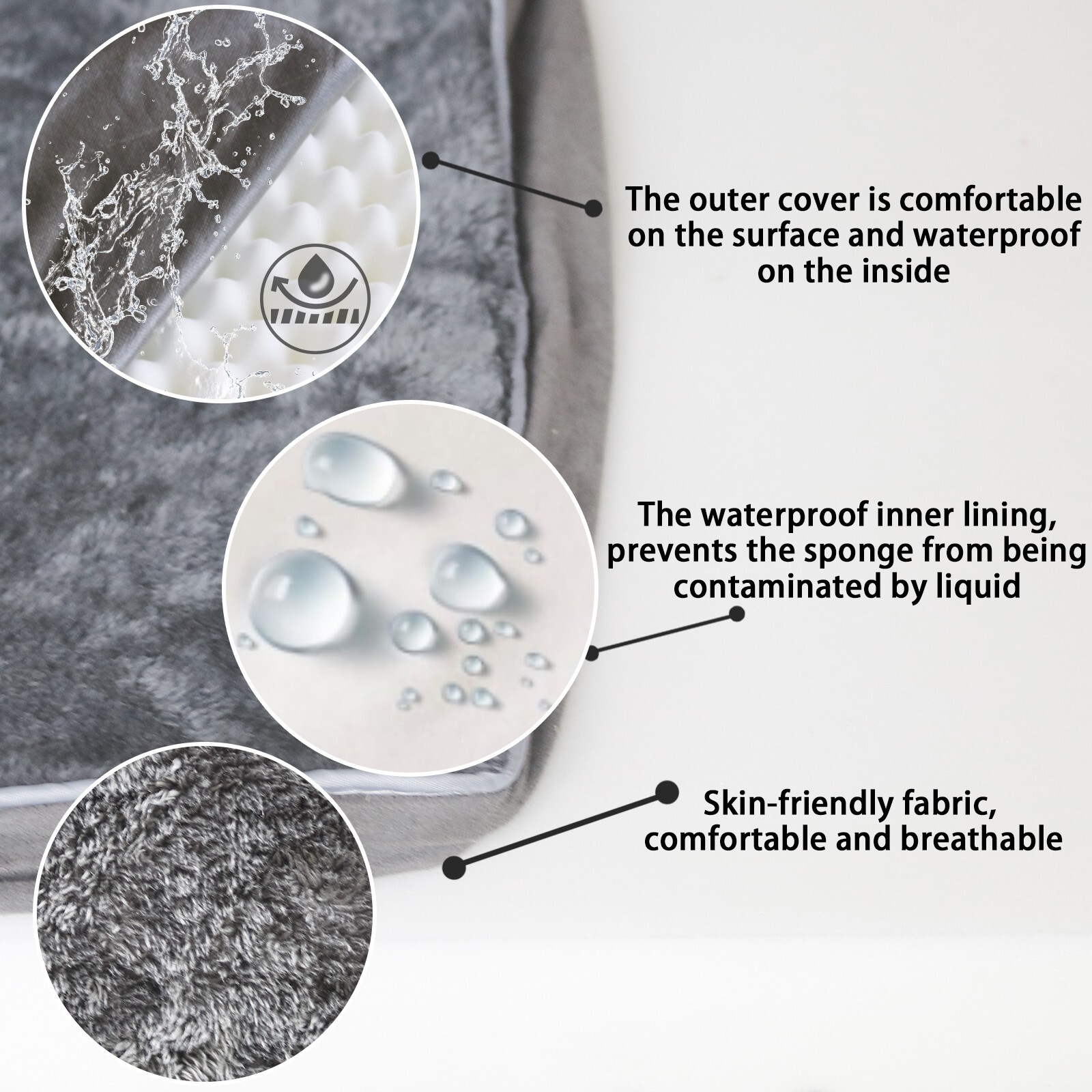 M/L/XL Dog Bed Orthopedic Foam Nesting Bed Removable Cover Warm Pet Crate Beds