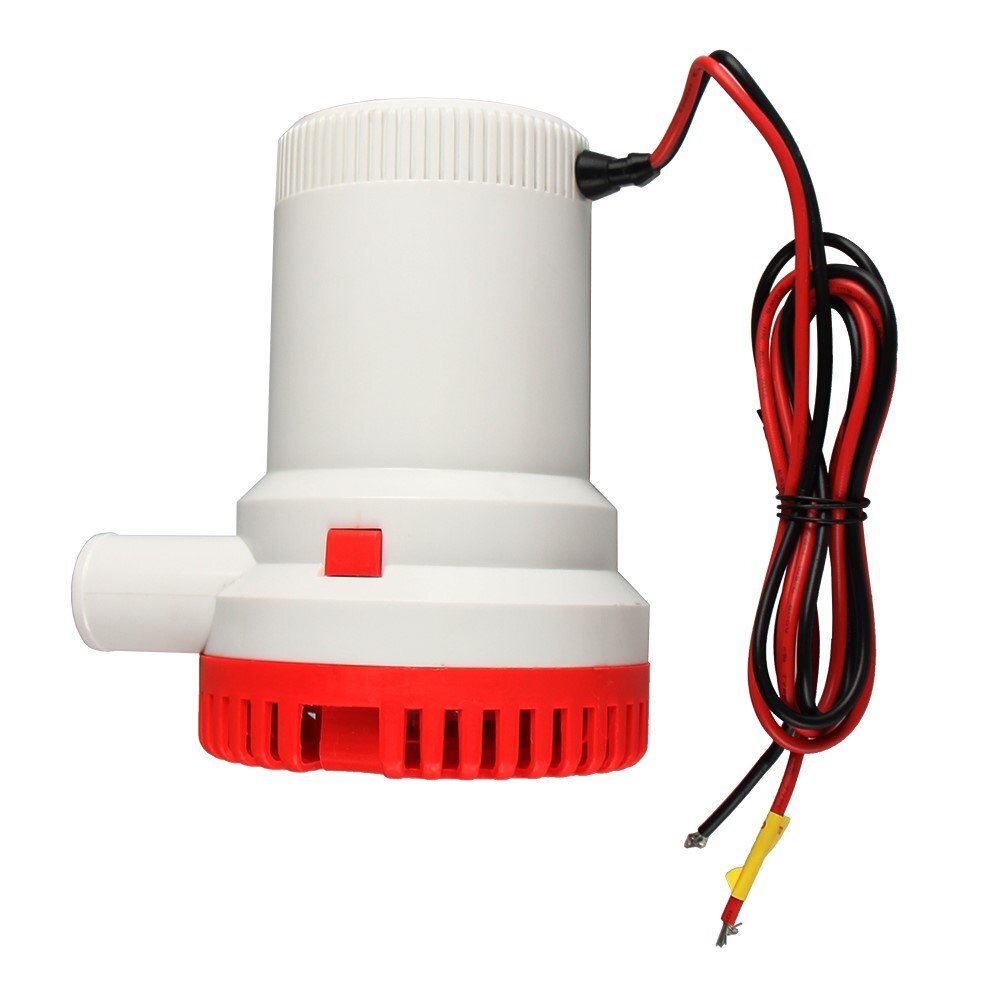 12V Marine Bilge Water Sump Pump Submersible 2000GPH Silent Fishing Marine Boat