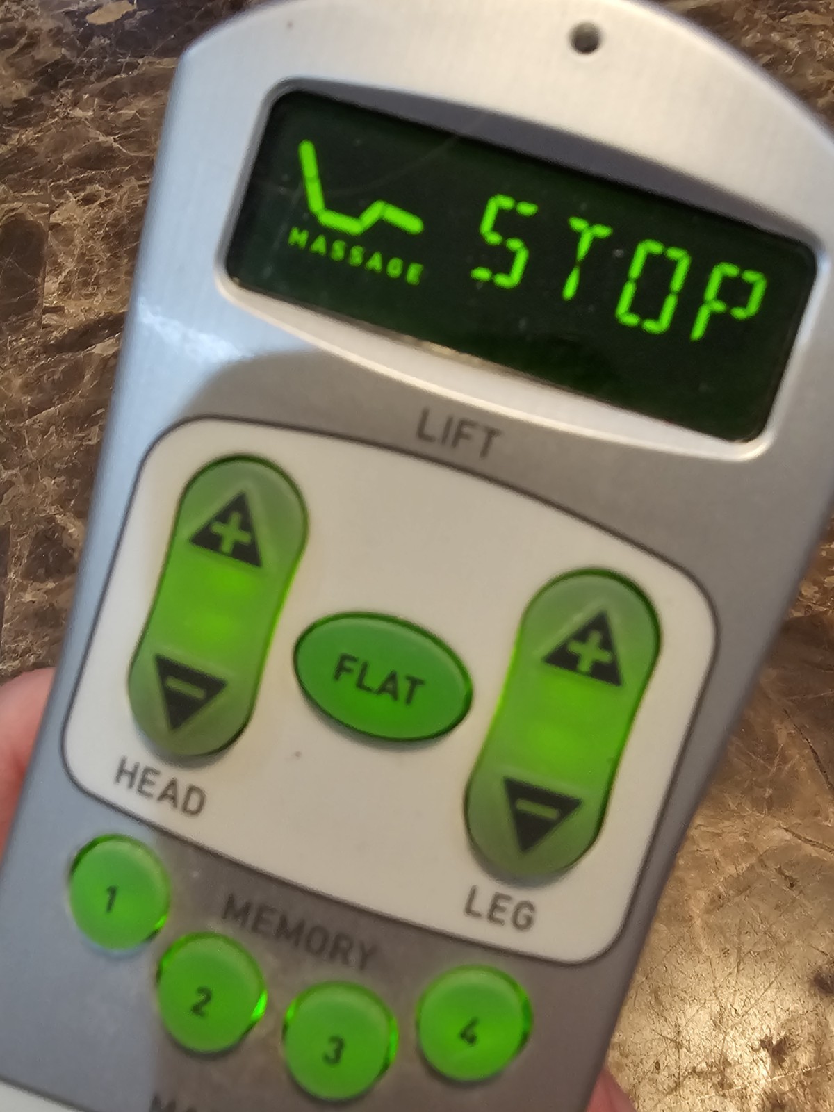 TempurPedic Tempur-Ergo 10003-RFREMS-L008 Remote Control OEM ** TESTED WORKING