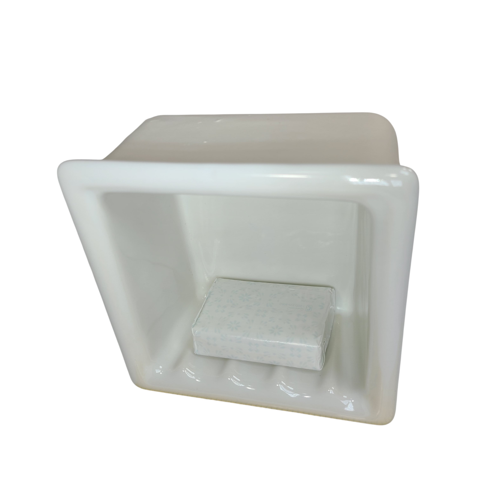 Kohler White Recessed Ceramic Tile Shower Wall Niche Soap Dish Tray Vintage K101