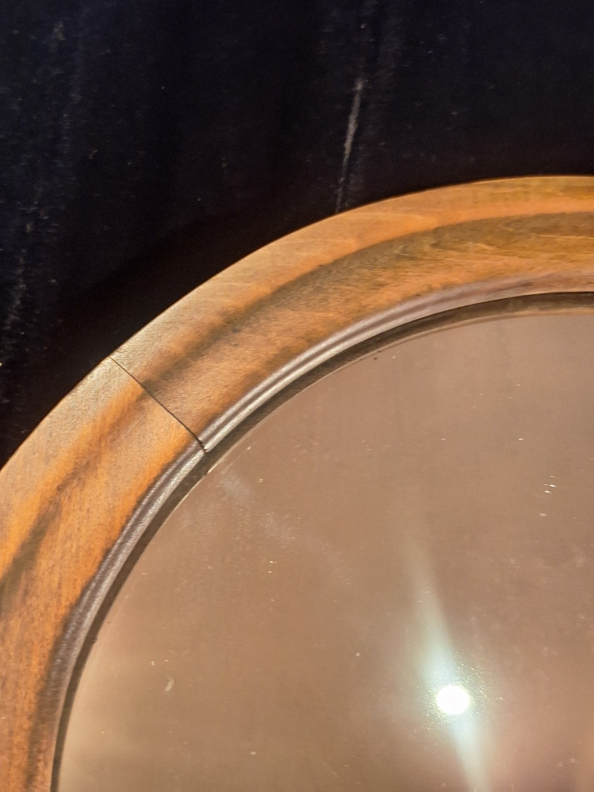 Antique Wood Tabletop Vanity Dressing Table Swivel Mirror by Schulze & Van Stee