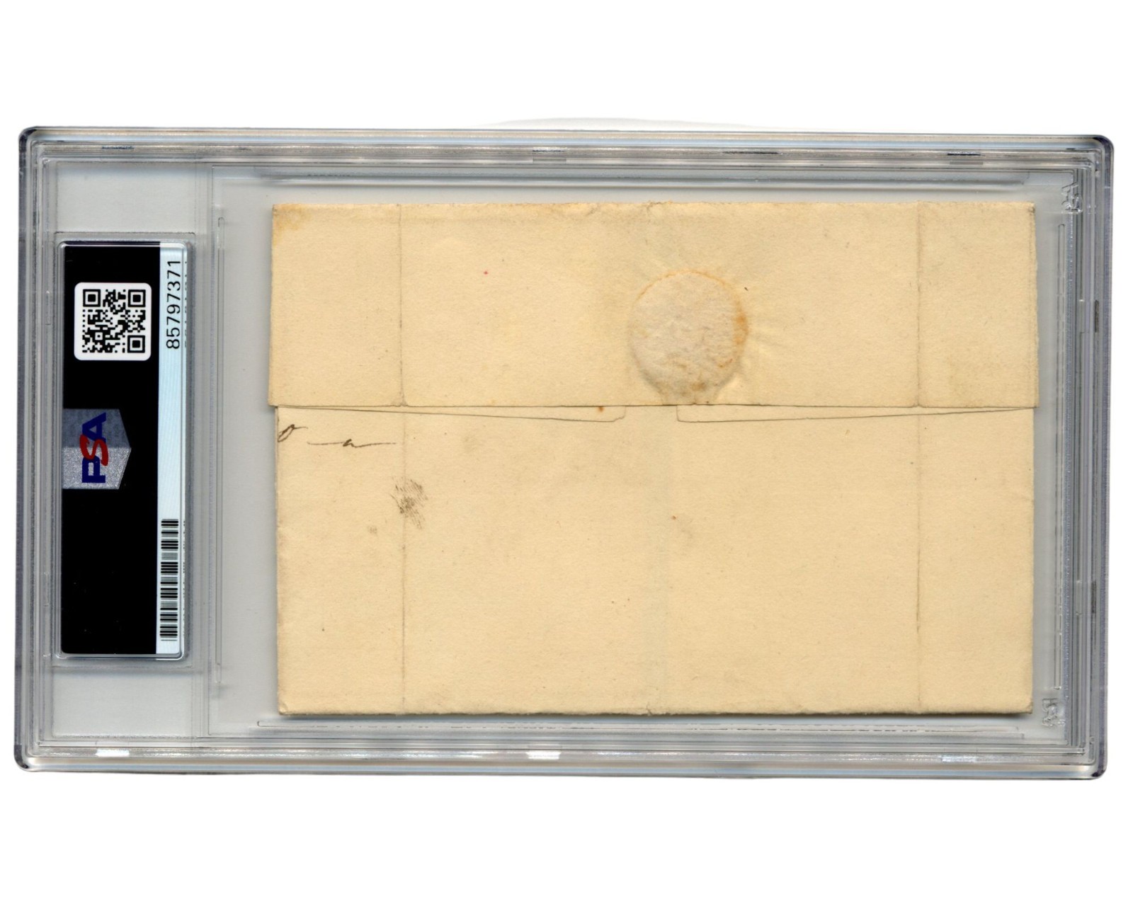 President James Madison Beautiful Free Frank to "Science of War" Writer PSA Auto