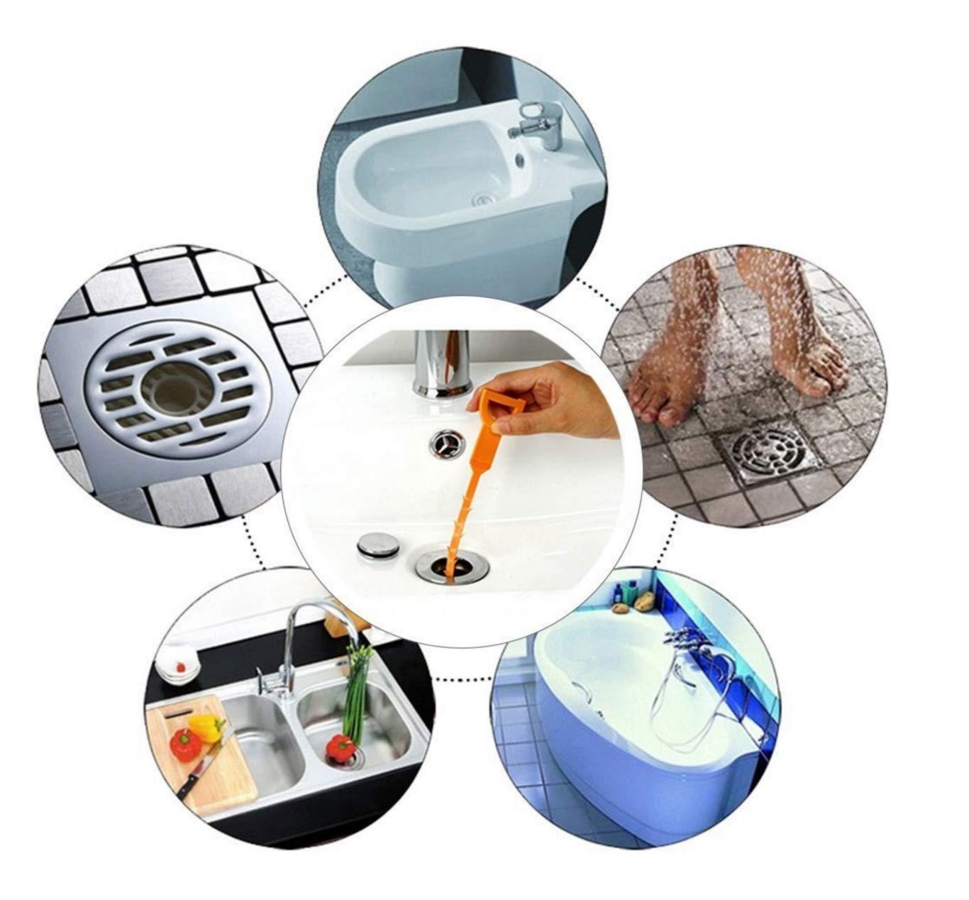 Drain Hair Catcher 20 Inch Drain Snake Shower Drain Hair Trap Clog Remover Lot