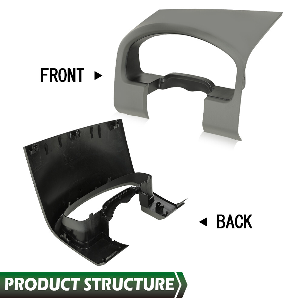 Instrument Cluster Speedometer Dash Bezel Trim Gray Fit For 04-08 Ford F-150