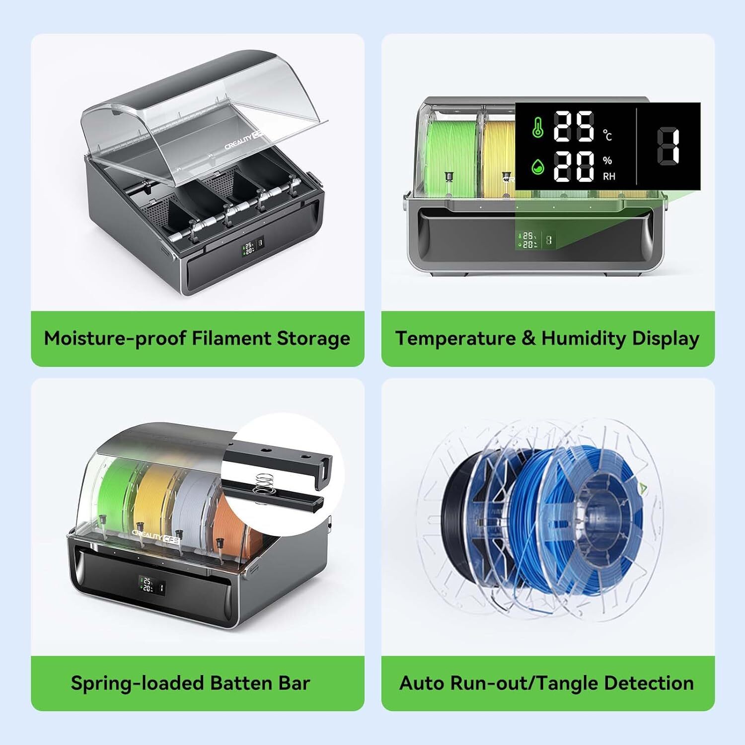 【Refurbished】Creality Filament System-CFS 16 Colors Auto Filament Identification