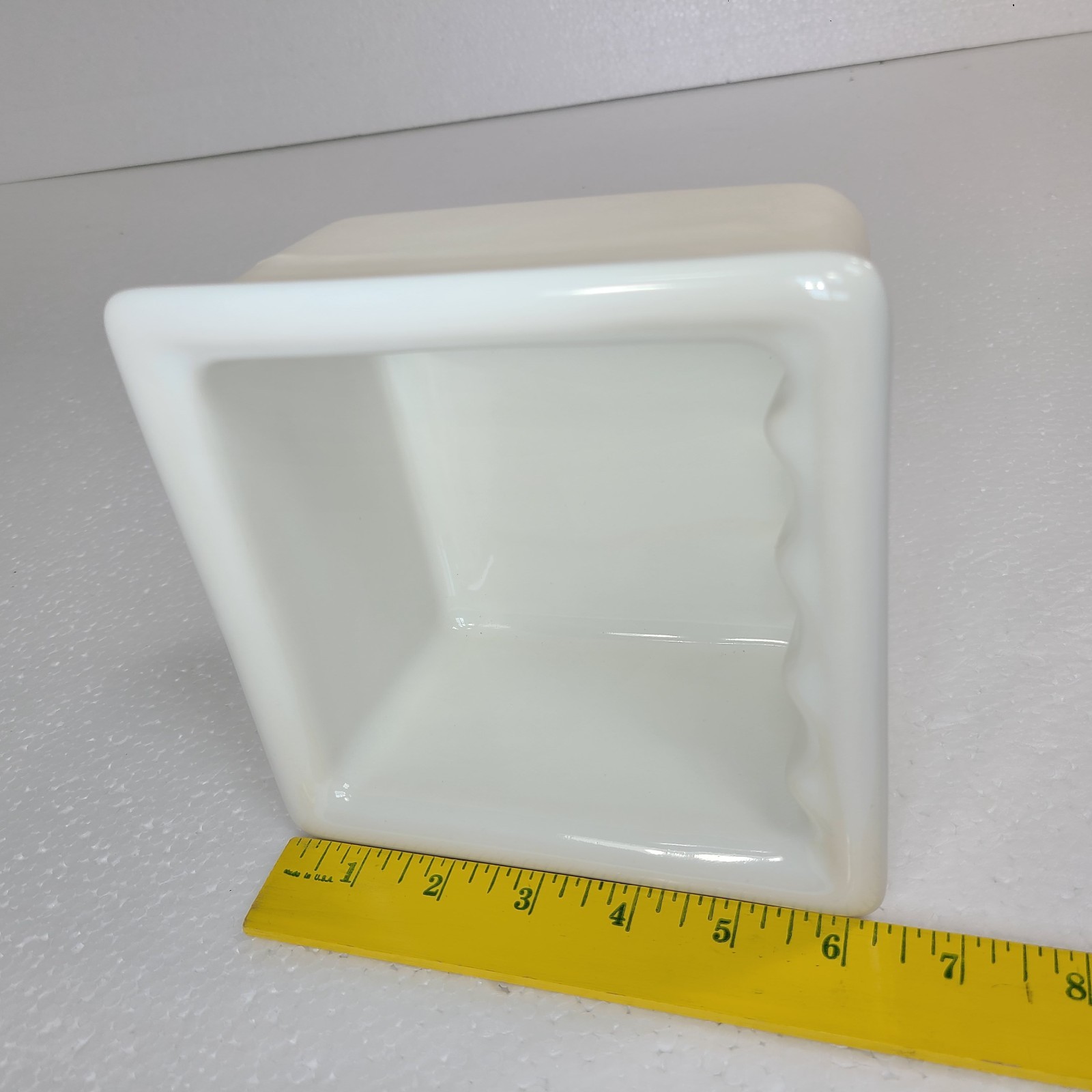 Kohler White Recessed Ceramic Tile Shower Wall Niche Soap Dish Tray Vintage K101
