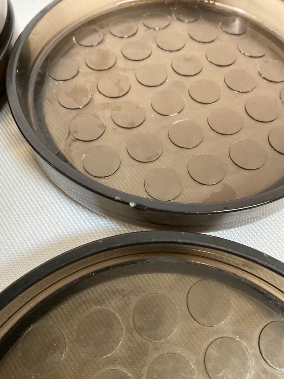 MCM Dansk Coasters Denmark Gray Acrylic 4