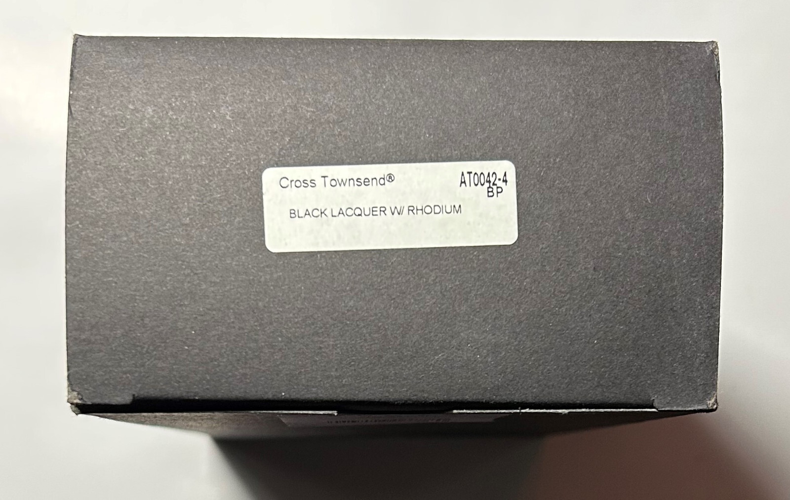 CROSS TOWNSEND BLACK BALL PEN WITH RHODIUM-PLATED APPOINTMENTS (AT0042-4)