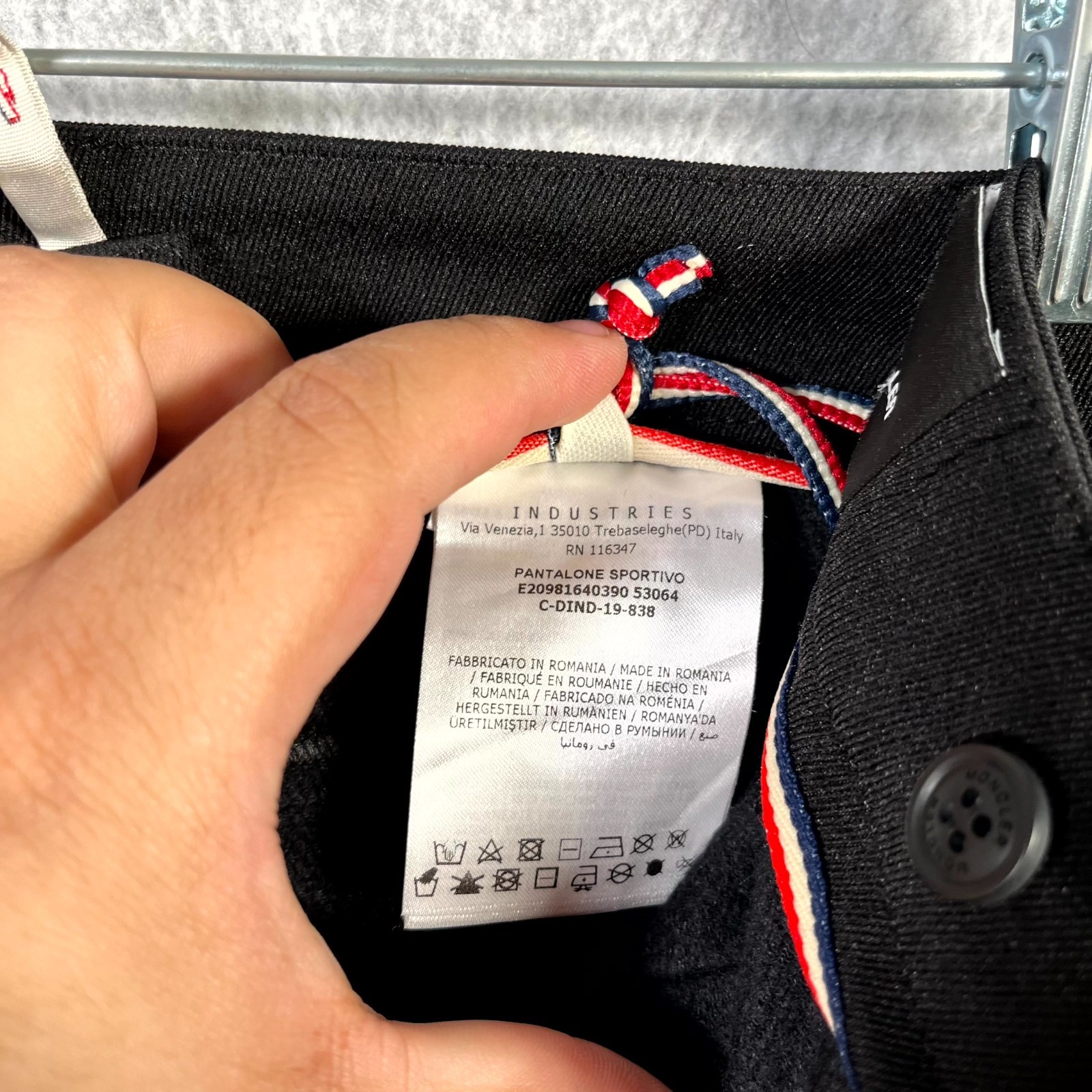 Moncler Grenoble Stirrup Ski Pants Womens 26 Black Twill (Tag Torn)