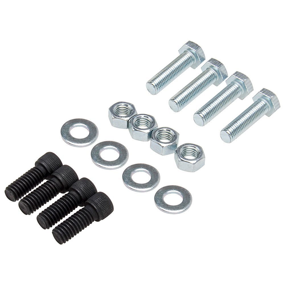 Aluminum 1933 Carb Carburetor Adapter 2bbl-4bbl Kit 4-Bolt 2 Barrel to 4 Barrel