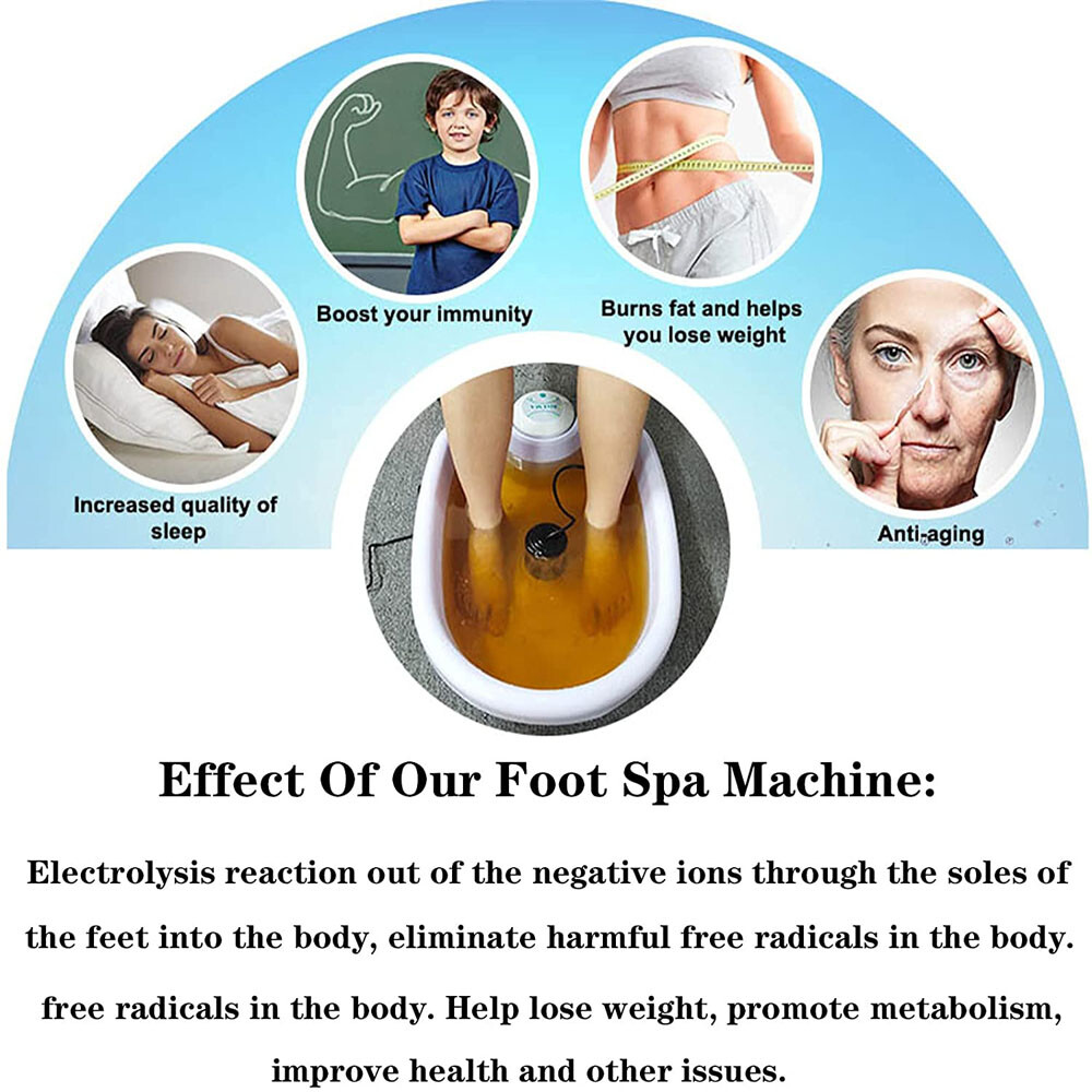 wholesale Arrays Ionic Detox Purifier Foot Ion Bath Spa Cleanse Machine Home
