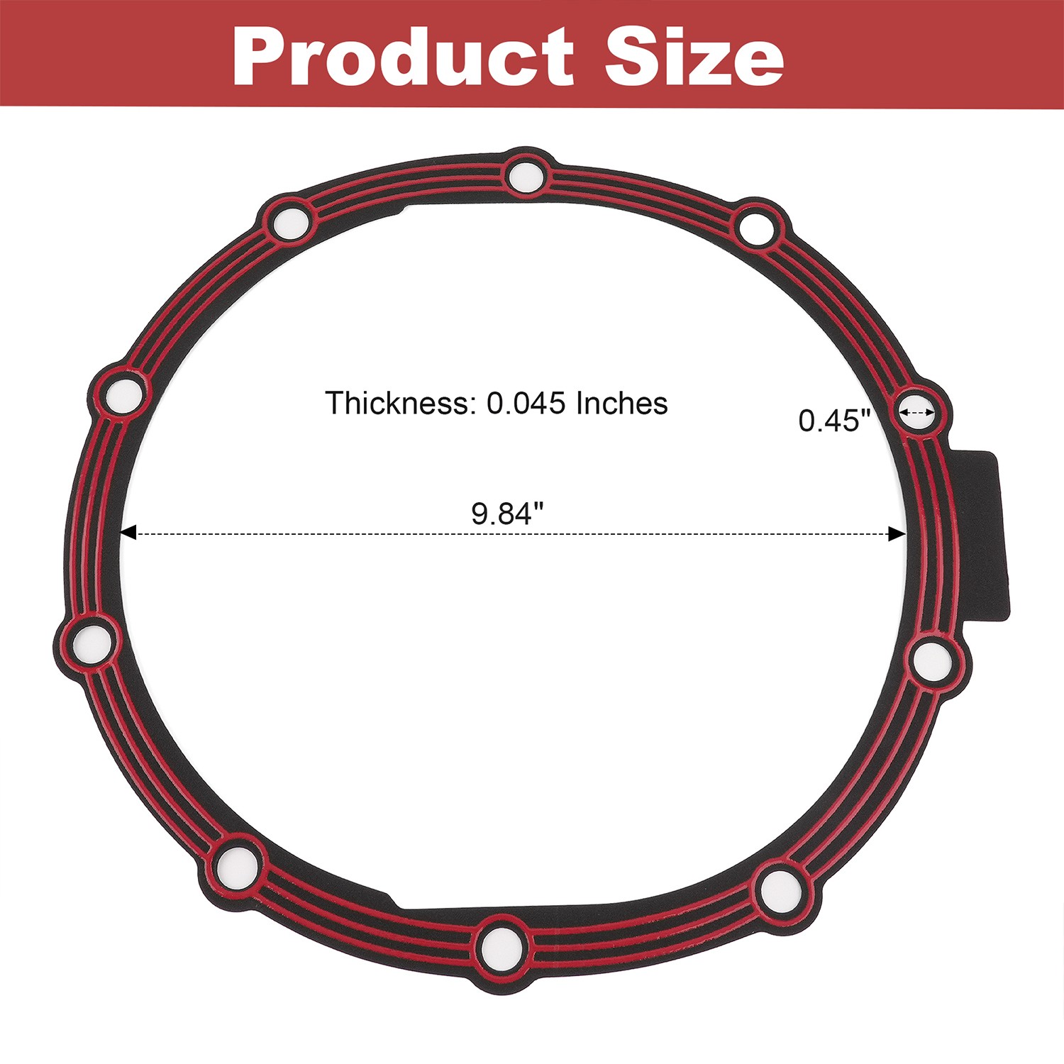Differential Cover Gasket for Ford Competition 9 inch Rear Axles