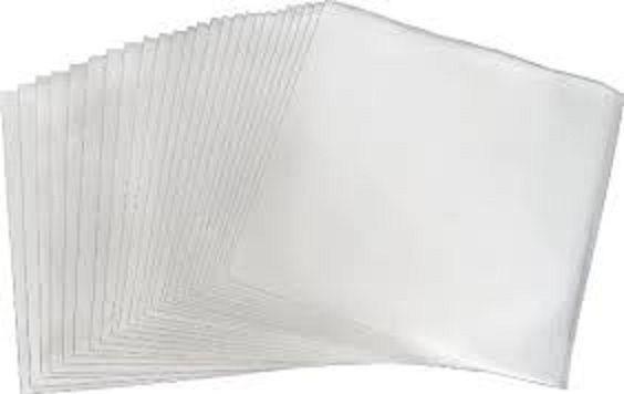 100 Clear Plastic LP Outer Sleeves 3 Mil. HIGH QUALITY Vinyl Record Album Covers