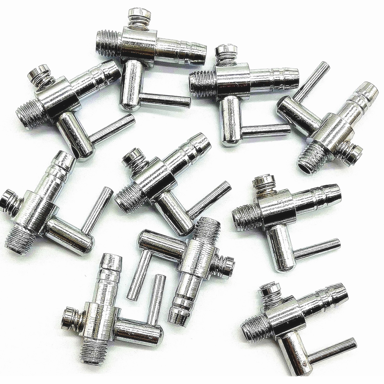10PCS/20PCS/50PCS  Aquarium Control Valve Metal Air Flow Splitter for Air Pump