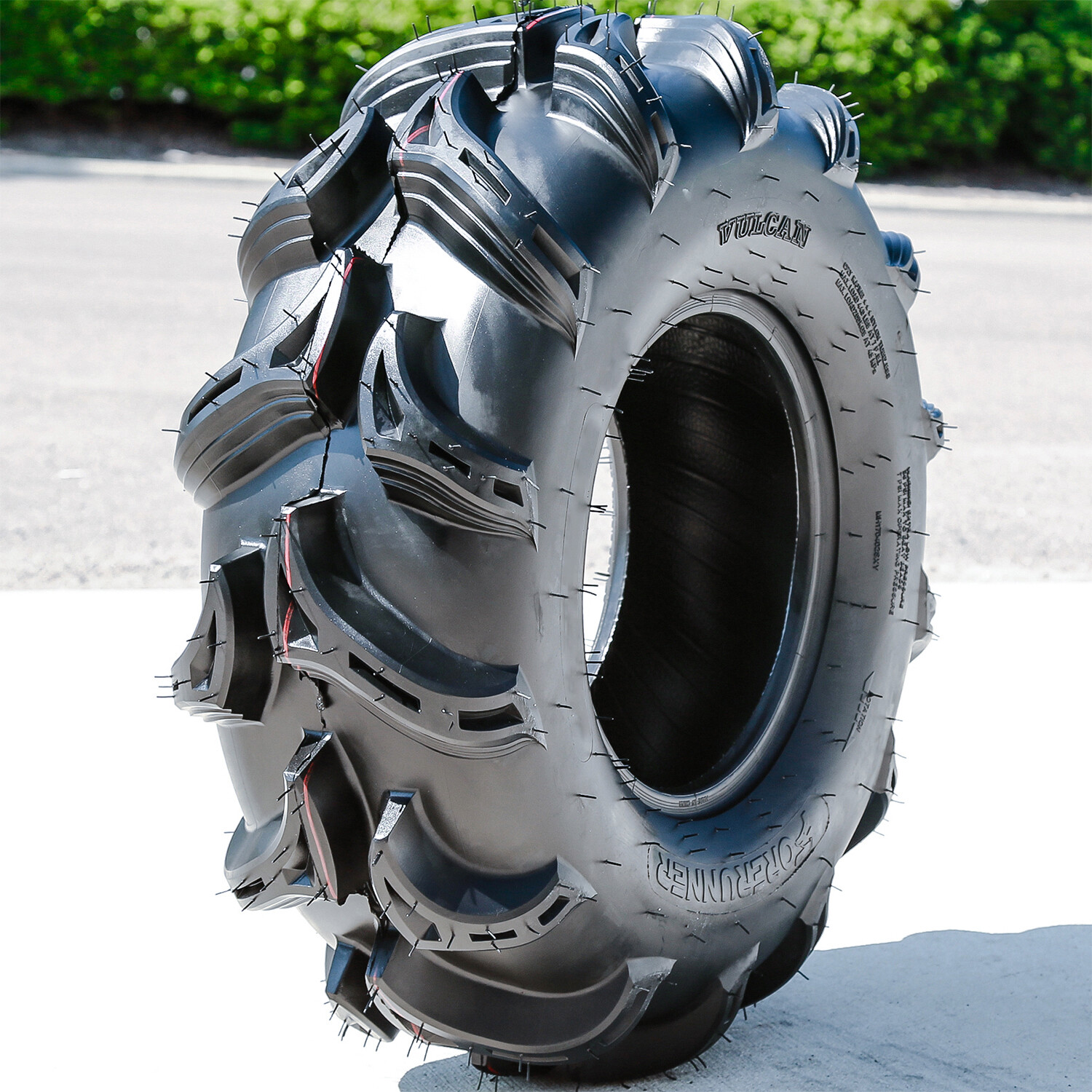 4 Forerunner Vulcan 28x9.00-14 28x9-14 28x9x14 52F 6 Ply M/T Mud ATV UTV Tires