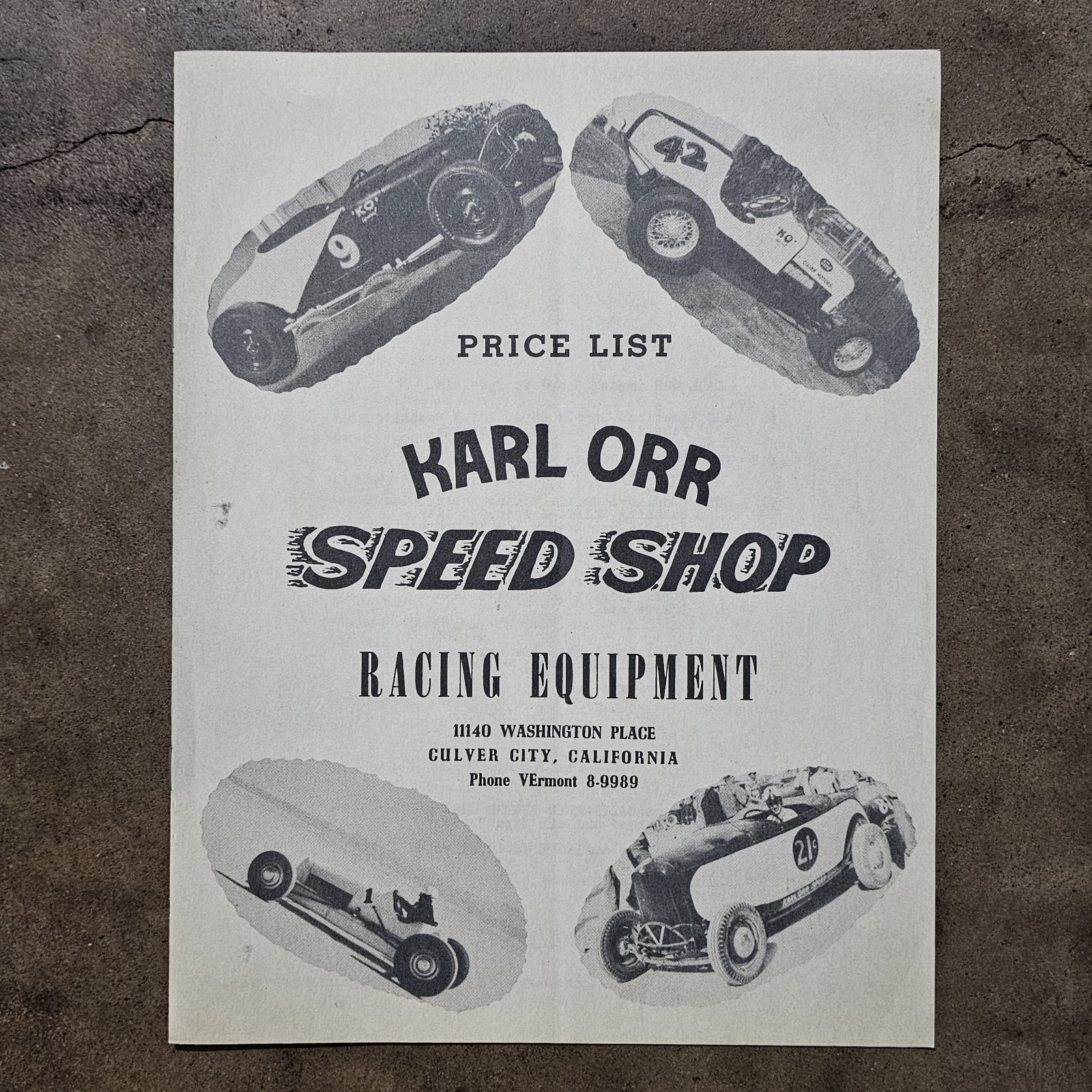 1948 Hot Rod Flathead Catalog Karl Orr heads intakes manifolds scta bonneville
