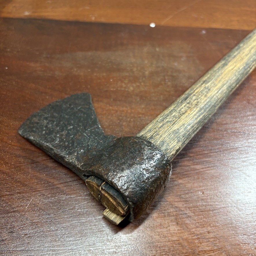 Antique Native American Tomahawk Trade Axe Hand Forged 18in Great Lakes Indian
