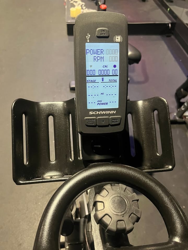 Schwinn AC POWER Exercise Bikes CARBON BLUE Indoor Cycling Gym CARDIO Yoga HIIT