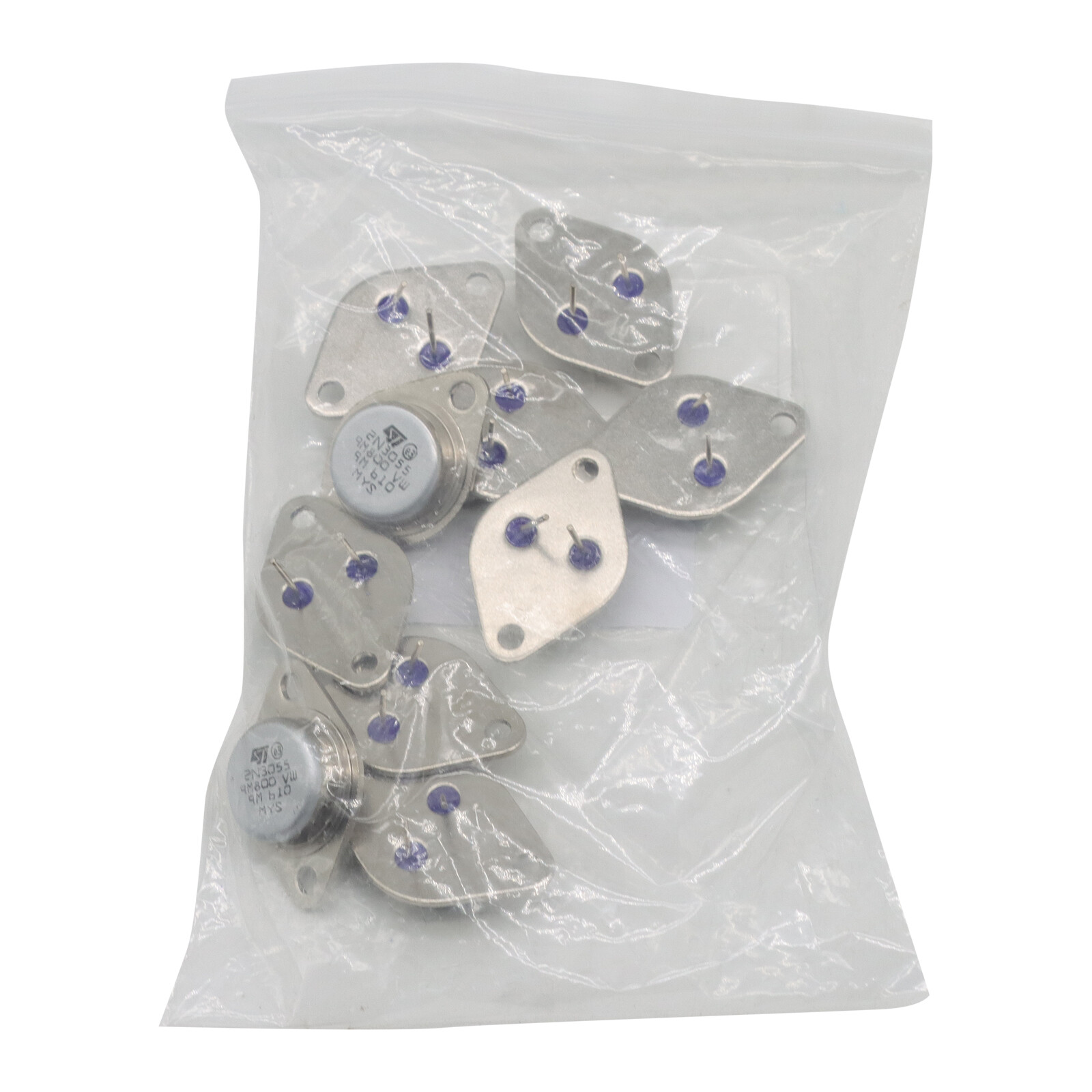 Lots 2N3055 TO-3 NPN Amplifier Switch Transistor Audio Power Metal Case 15A/60V