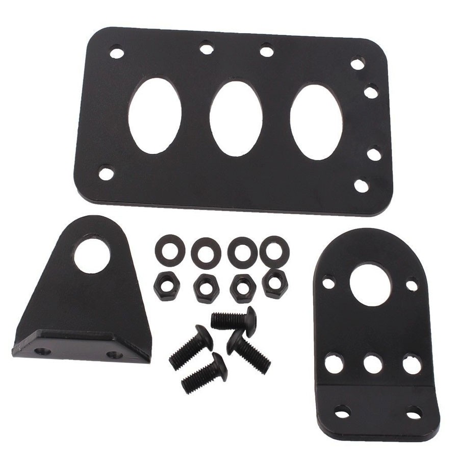 Motorcycle Side Mount License Plate Bracket Holder For Harley Touring Road King