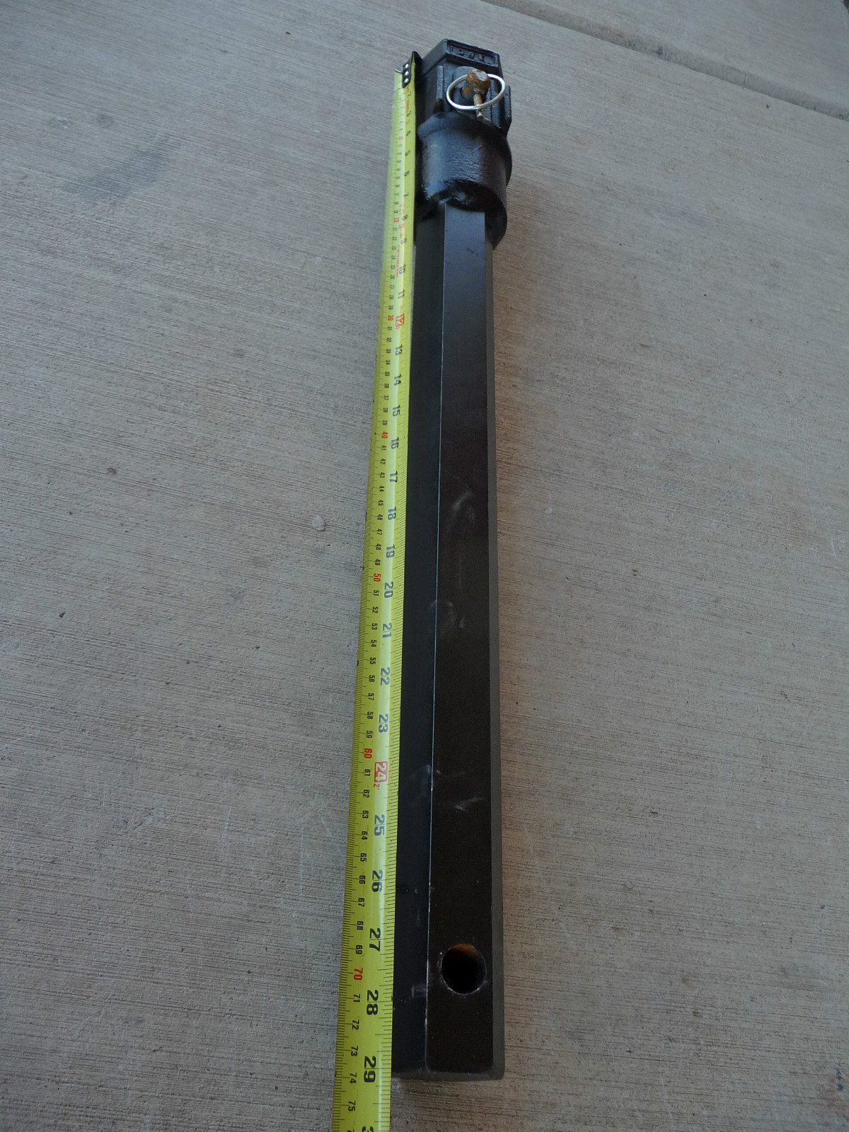 Lowe 24in Long Hex Shaft Auger Extension, 2in Hex, New, Free Shipping