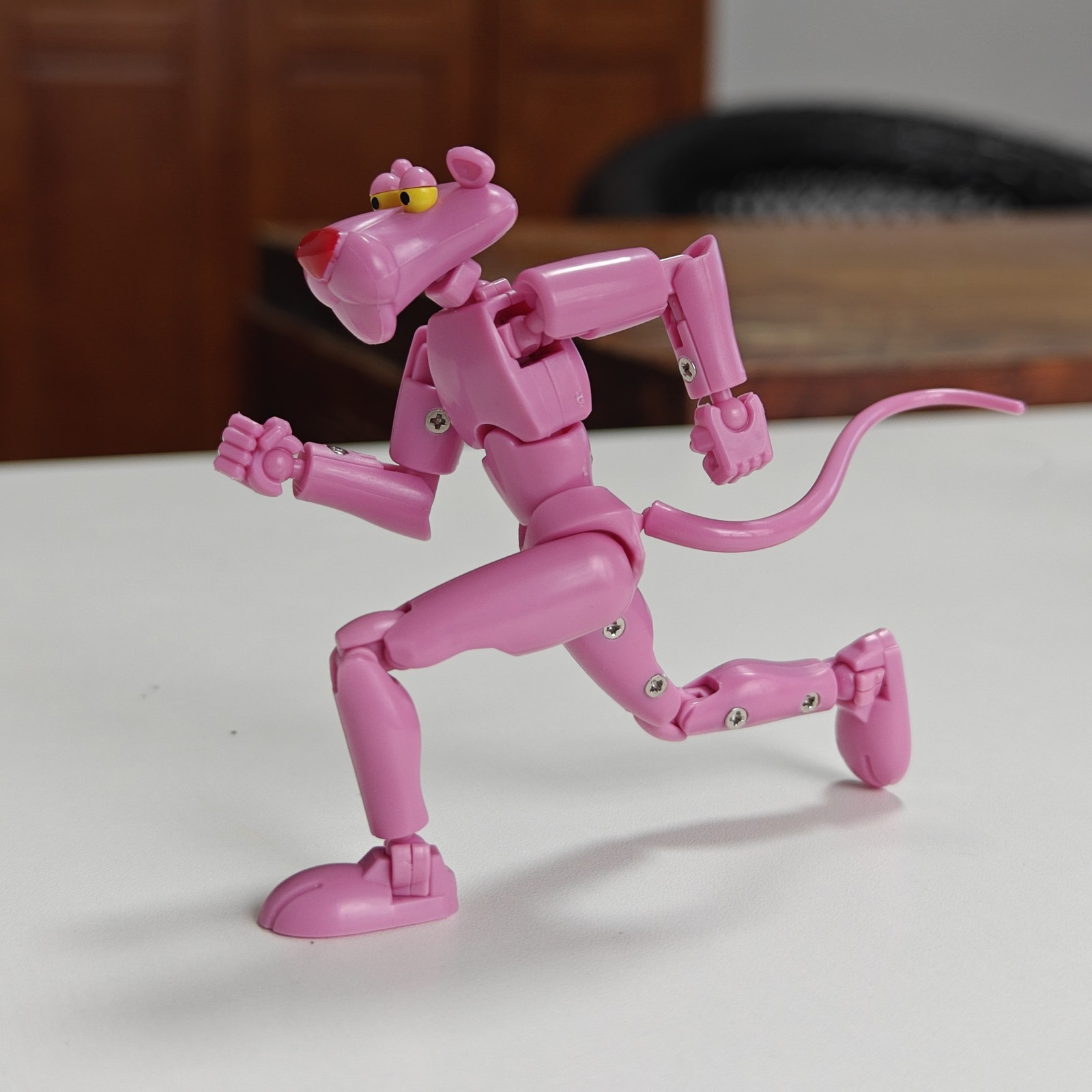 FJ Pink Panther Model Toys Action Figure Collection Hobby Children's Gift
