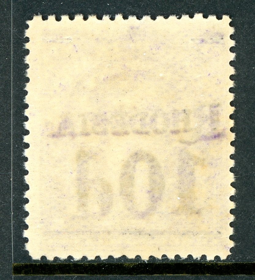Rhodesia 1909 British KEVII 10p/3sp Deep Violet SG #117 MNH R917