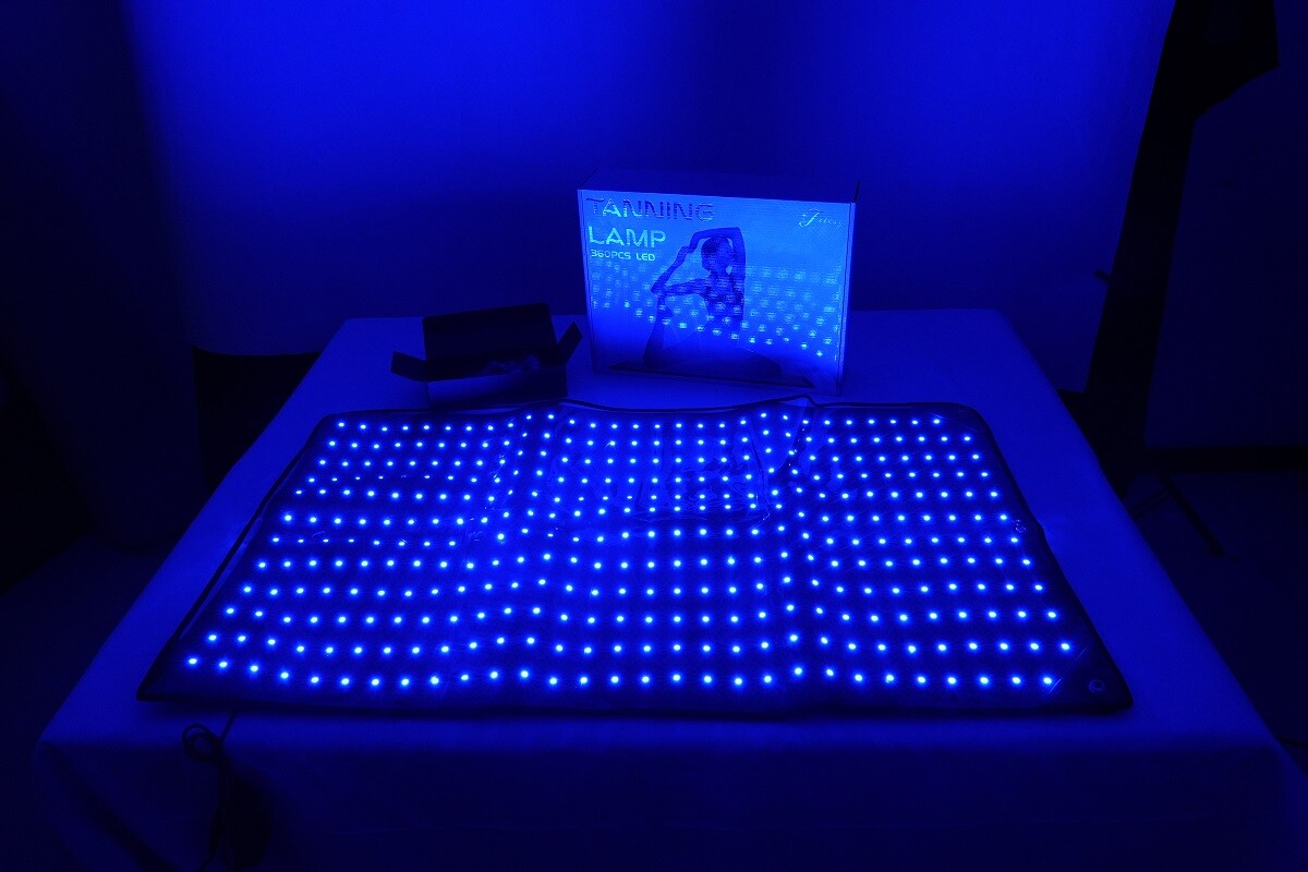 Solarium Tanning Mat Sunbed Self-Tanning Pad UV Free Body Sun-Kissed Glow Home