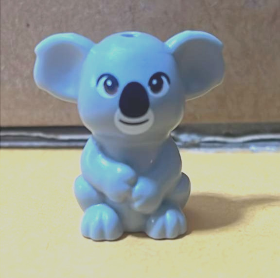 LEGO NEW Koala Bear with Black Eyes and Nose Pattern Animals Friends