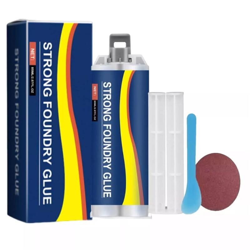 1pc Strong Foundry Glue,Metal Repair Glue, AB Metal Glue Heary Duty Weld 85ml