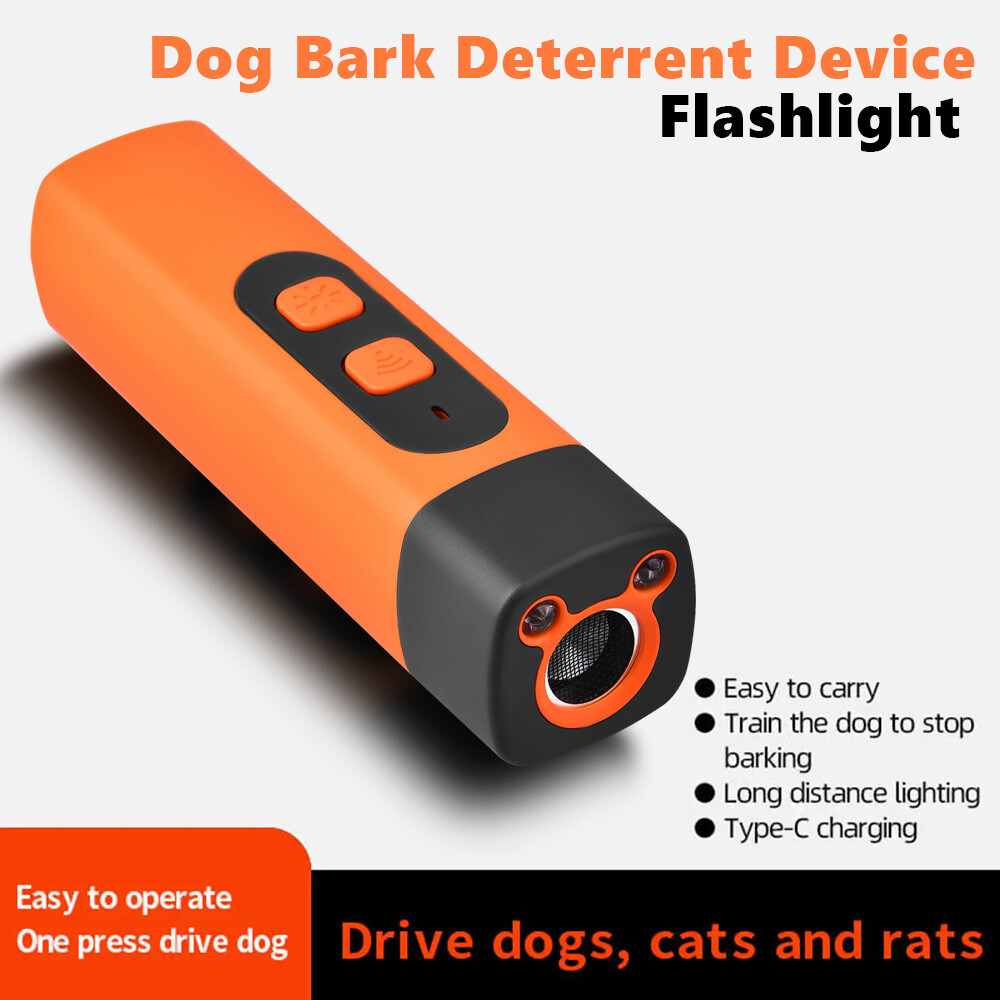 2025 Ultrasonic Dog Bark Deterrent Anti Barking Device Humane Pet Training Tool