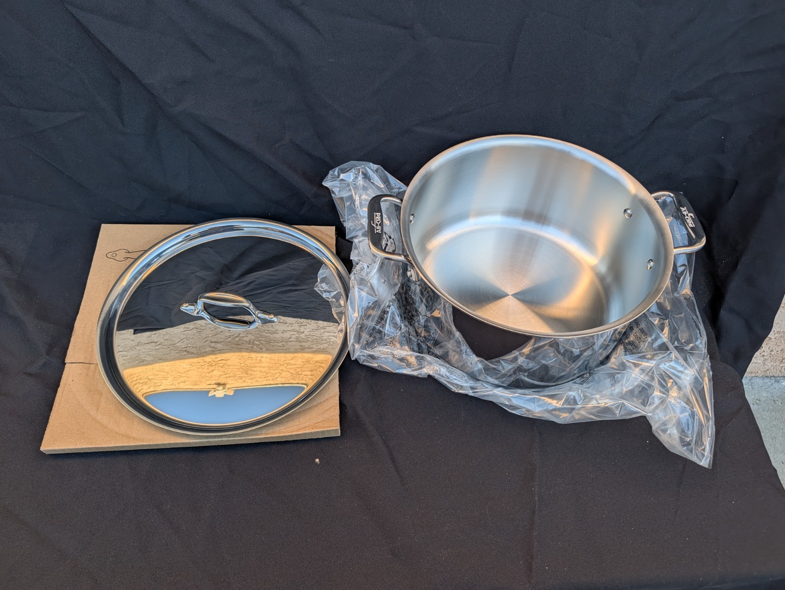 All-Clad D3 8-Qt SS Stock Pot with Lid - New Open Box