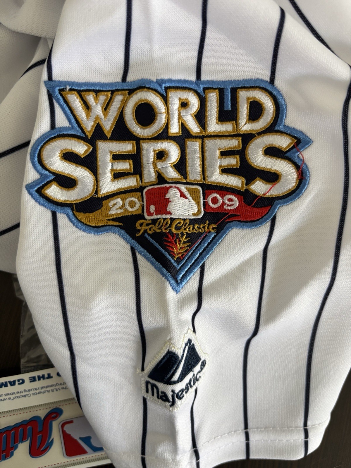 Derek Jeter 2009 New York Yankees World Series Men's Jersey! Same day shipping!